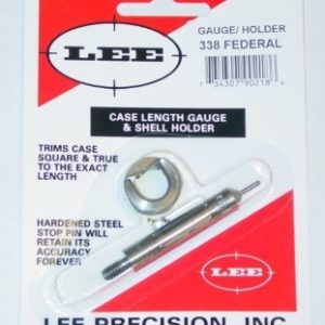 90218 Lee Case Length Gauge & Shellholder 338 Federal