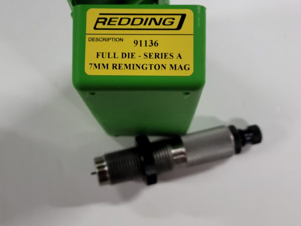 91136 Redding Bottleneck Full Length Sizing Die 7mm Rem Mag