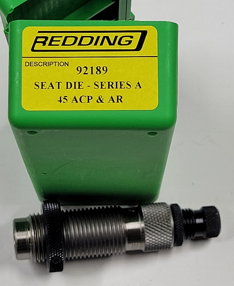 92189 Redding Taper Crimp Seating Die 45 ACP & AR