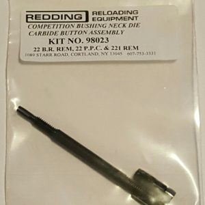 98023 Redding 22 cal. Competition Carbide Size Button Kit