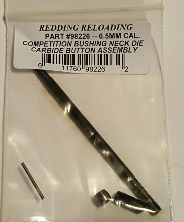 98226 Redding 6.5mm 26 cal. Competition Carbide Size Button Kit