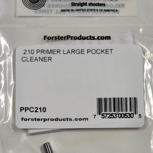 PPC210 Forster Large Primer Pocket Cleaner for Case Trimmer